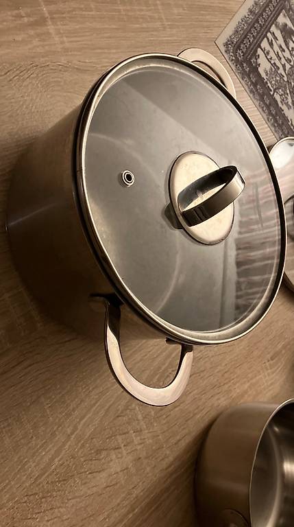 Kochtopf mit Glas Deckel, 20 cm