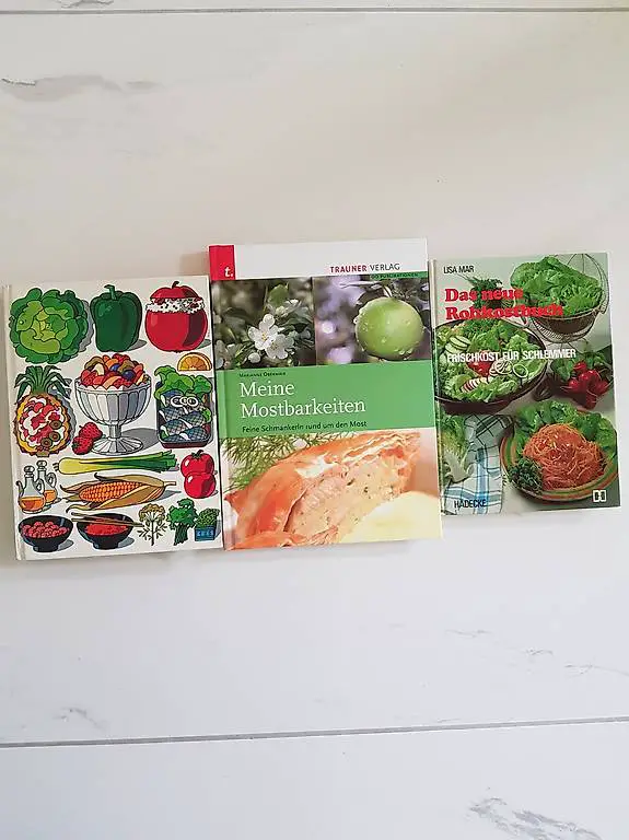 Das Buch der Salate + Meine Mostbarkeiten / Das Rohkostbuch