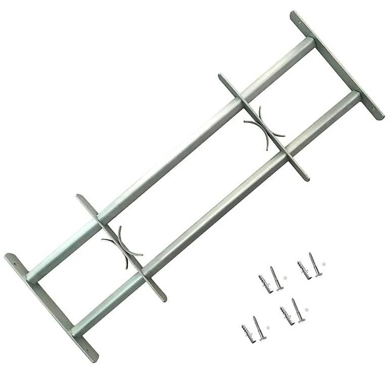 Fenstergitter Verstellbar mit 2 Querstäben 700-1050 mm
