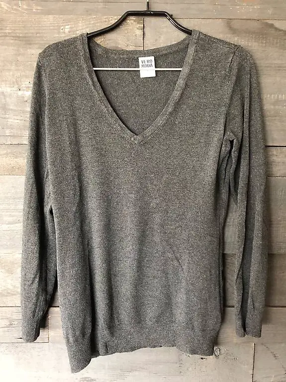 Damenpullover Gr. M, dunkel grau