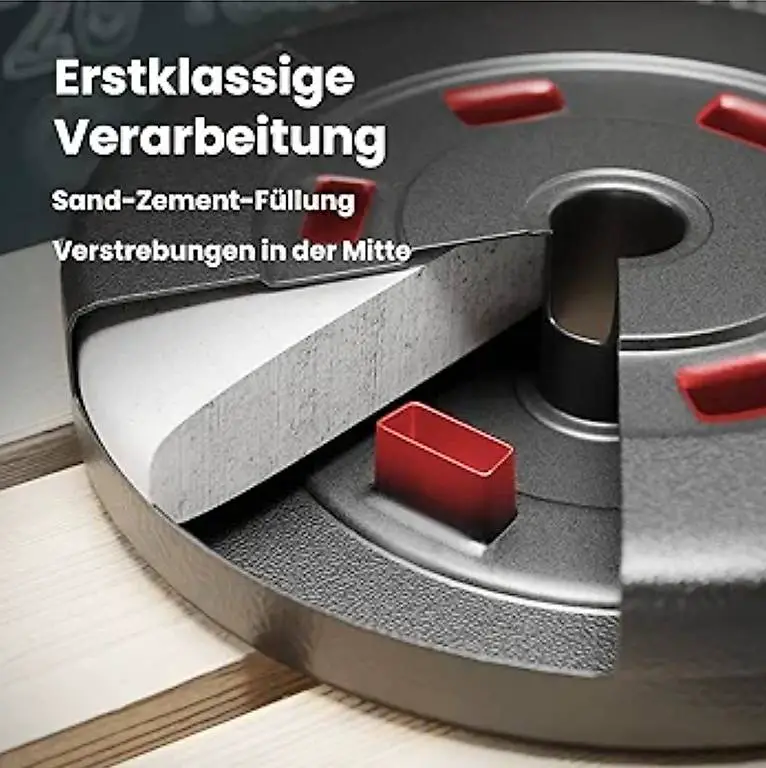 Trainingsbank mit Hanteln / Profi