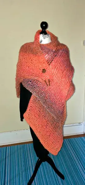 Superbe écharpe douce et moelleuse faite à la main