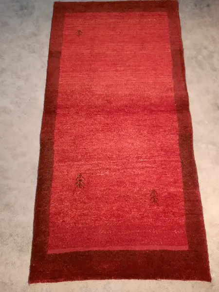 Gabbeh Teppich, beste Qualität, dichte Knüpfung, neu, 79x162