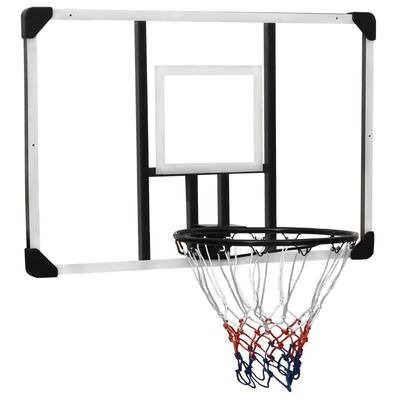  vidaXL Basketballkorb Transparent 106x69x3 cm Polycarbonat