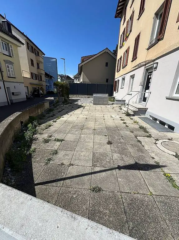 Beton Terrassenplatte Waschbeton grau 40 x 40