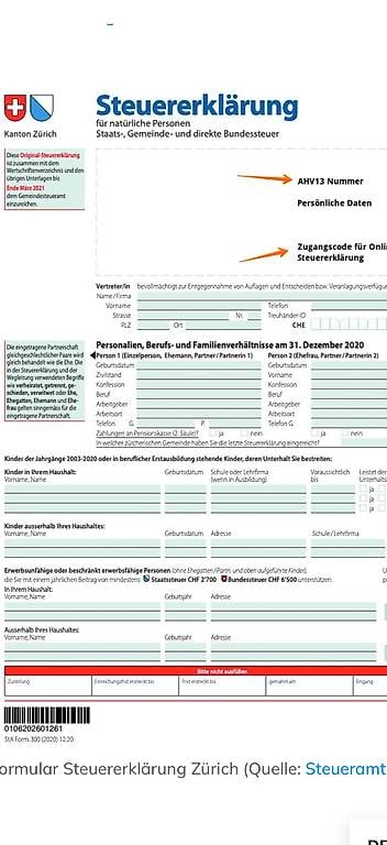 Steuererklärung ausfüllen