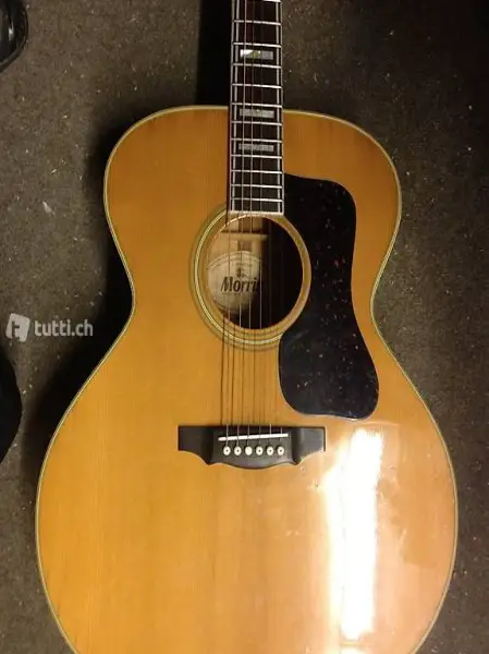 Morris chitarra rara jumbo guild copy