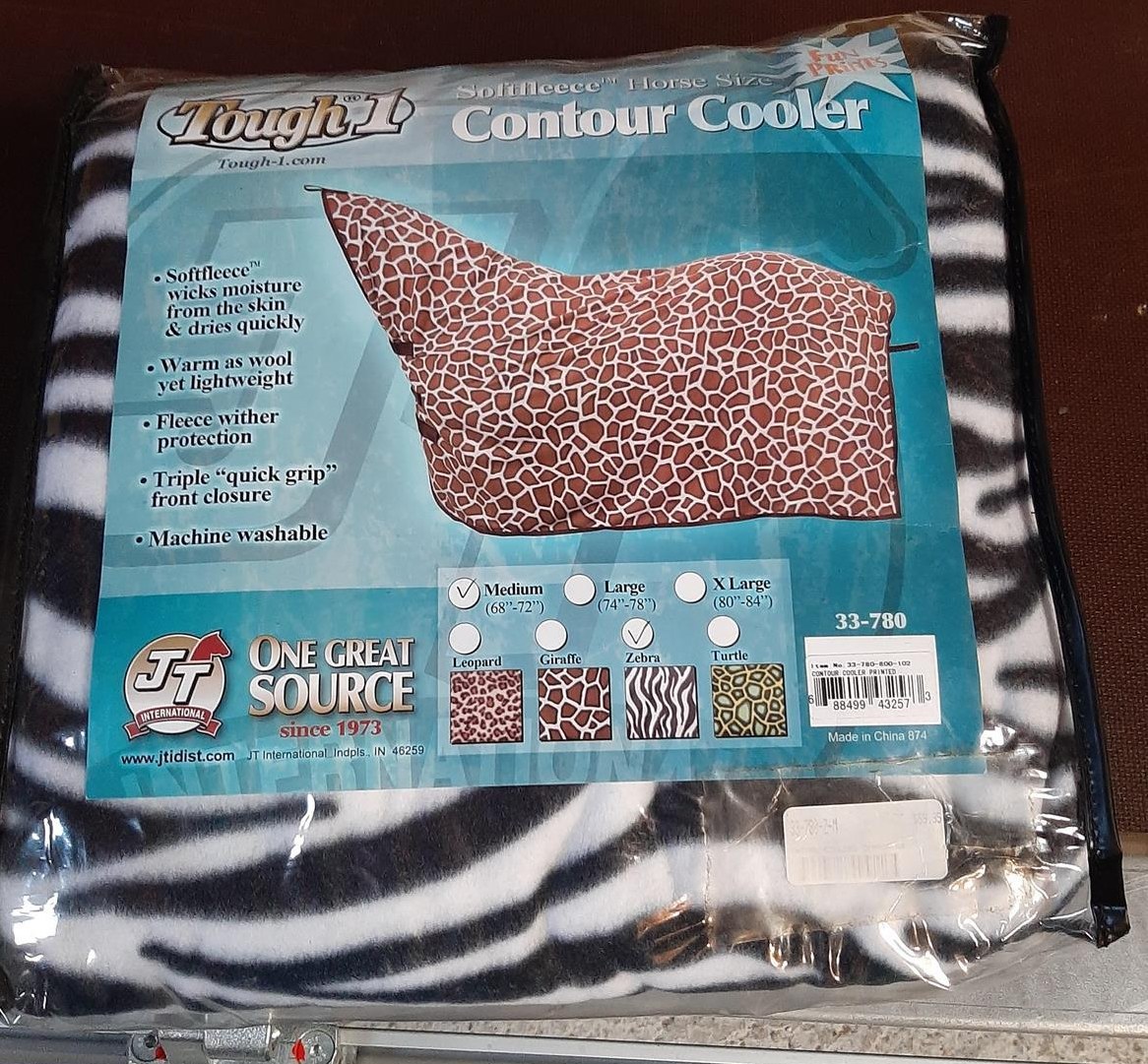 NEU: Tough Abschwitzdecke mit Halsteil, Grösse M