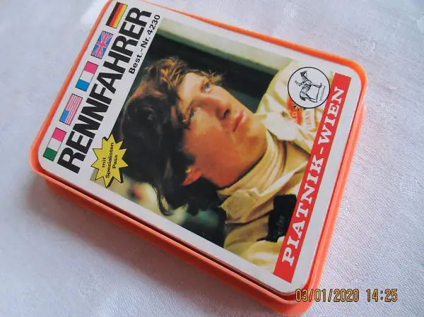  Quartett, Kartenspiel, Rennfahrer PIATNIK - WIEN