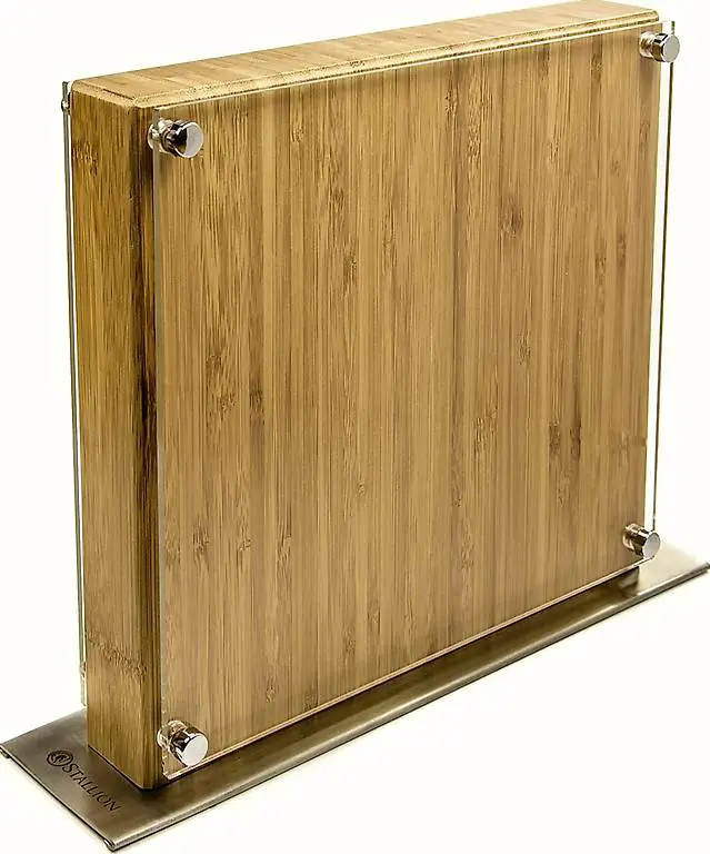 Messerblock Magnetisch aus Holz ohne Messer