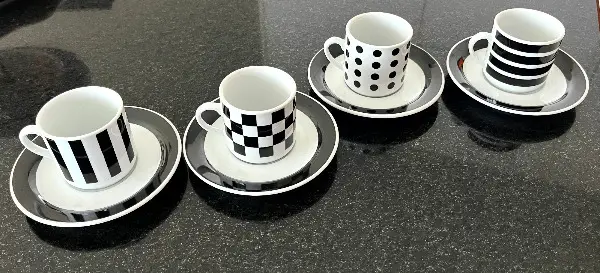 Espresso-Tassen Eduscho Cafissimo 4er Set