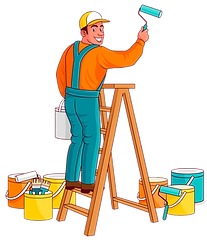 Elektriker hilft in Haus und Garten: Lampen oder Möbel montieren, jäten, ...