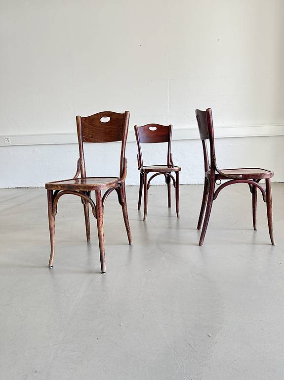 3 schöne antike Horgen Glarus Stühle? restauriert