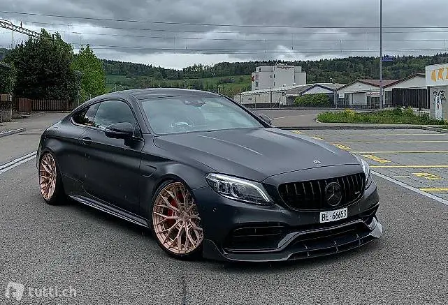  front spoiler bb carbon mercedes c205 c63 c63s amg coupe