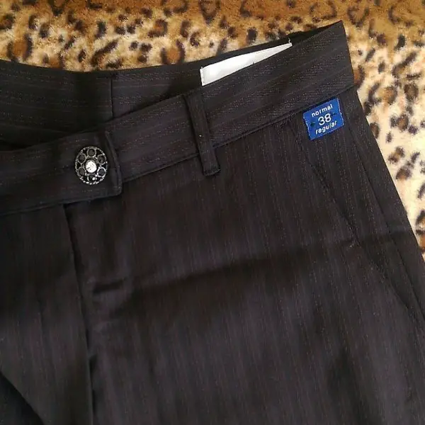 elegante, schwarze Hosen 38 BIAGGINI