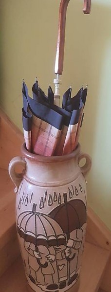 Schirmständer Scheurich Keramik aus den 50ern, Höhe 40cm