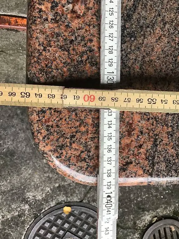 Marmorplatte lackiert