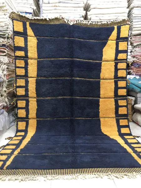 Tapis Mrirt d"exception Berbère Marocain 3m09 x 1m98