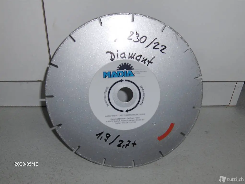 Diamantscheibe & Diamant Trennscheibe neu