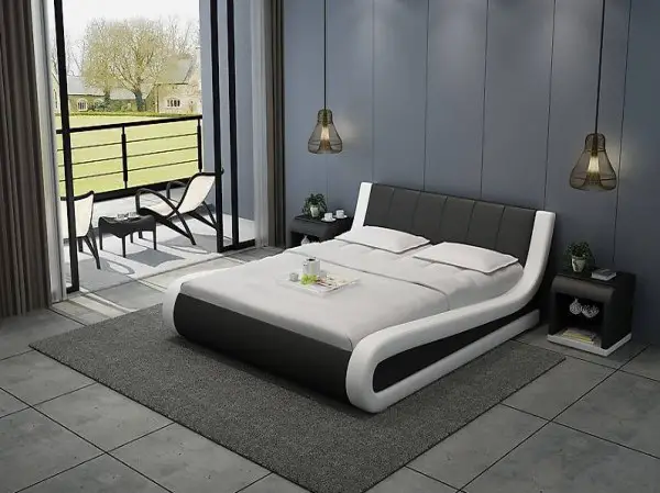  WASSERBETT HOTEL DOPPEL LEDERBETT POLSTERBETT WASSER LB8829