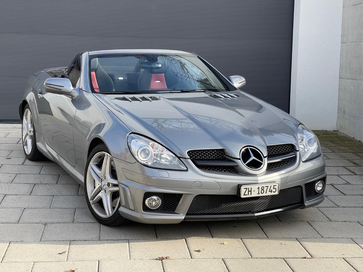 mercedes-benz slk-klasse r171 cabriolet slk 55 v8 amg