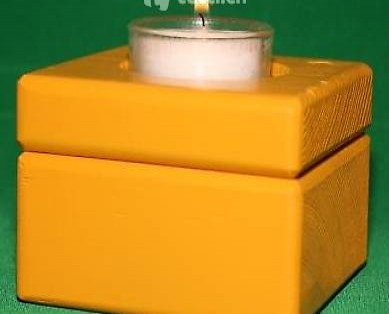 Teelichtdose massivem Tannenholz Neu