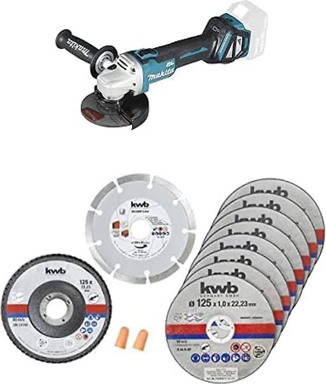 Makita DGA511Z Akku-Winkelschleifer 18 V (ohne Akku, ohne La