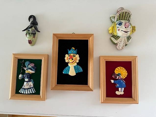 Kunstvolle Fasnachtsfiguren - handdesignt