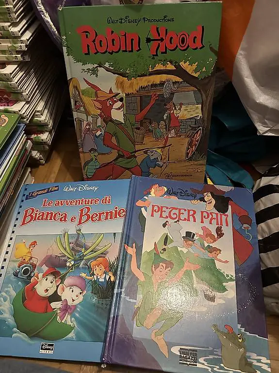 Robin Hood Peter Pan Bianca e Bernie Disney