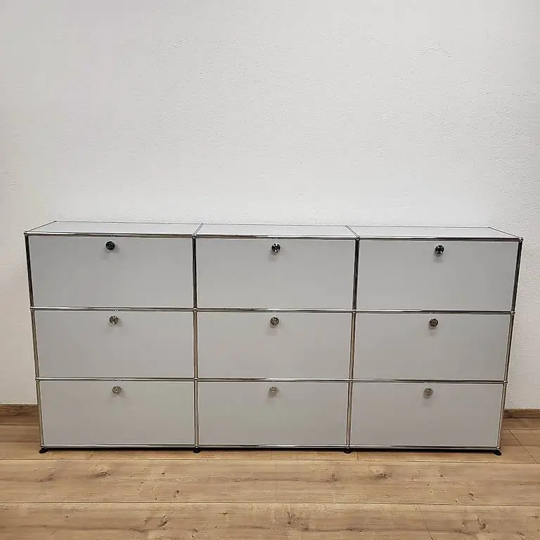 USM Haller Sideboard lichtgrau 3x3