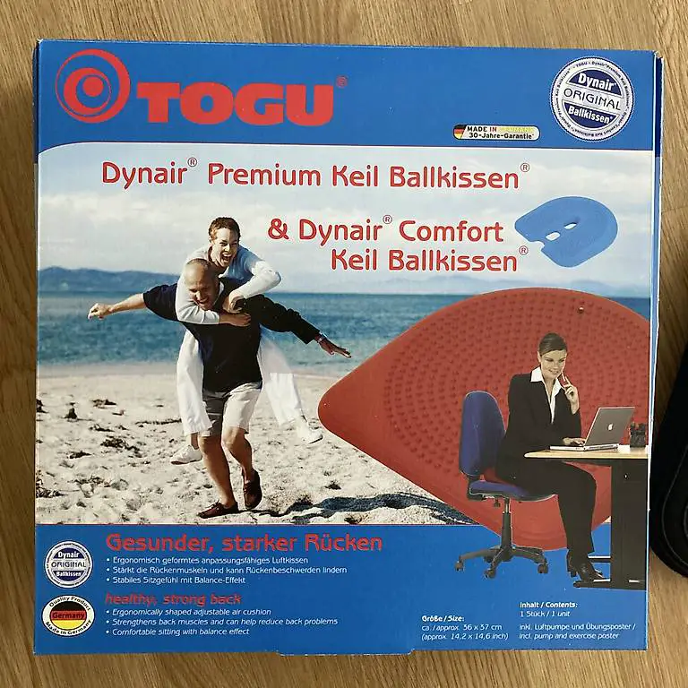 TOGU Comfort Keil-Ballkissen mit Luft