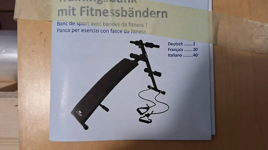 Neuwertig Trainingsbank