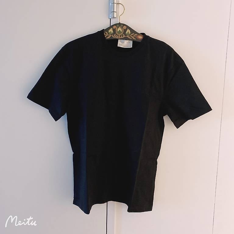 Zara round neck T-shirt schwartz