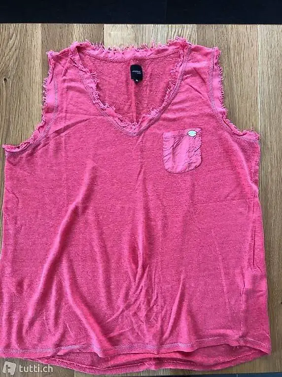 Leinen Sommertop / Sommerbluse Gr. XL