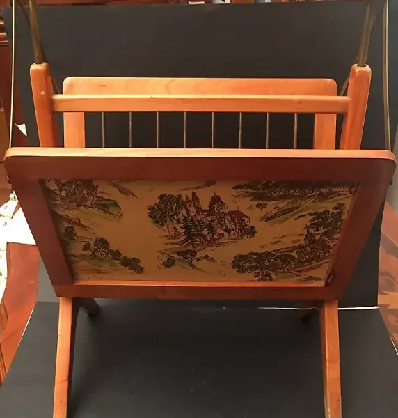 Portariviste in legno ed ottone di Cesare Lacca, anni "50