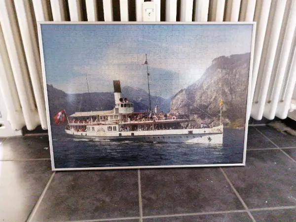 Puzzle Motiv "Dampfschiff Schiller"