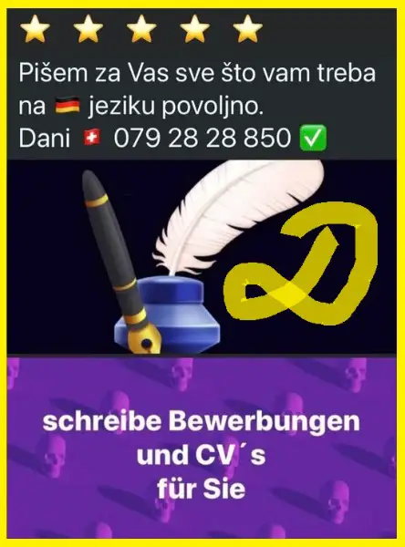 Übersetungen & Schreibarbeiten (CV, Bewerbungen, Steuern)