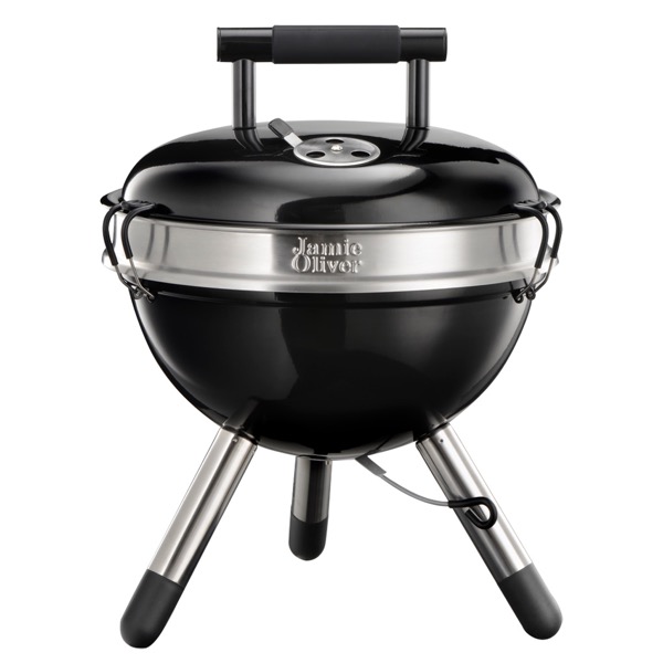 Jamie Oliver Holzkohle Grill BBQ schwarz