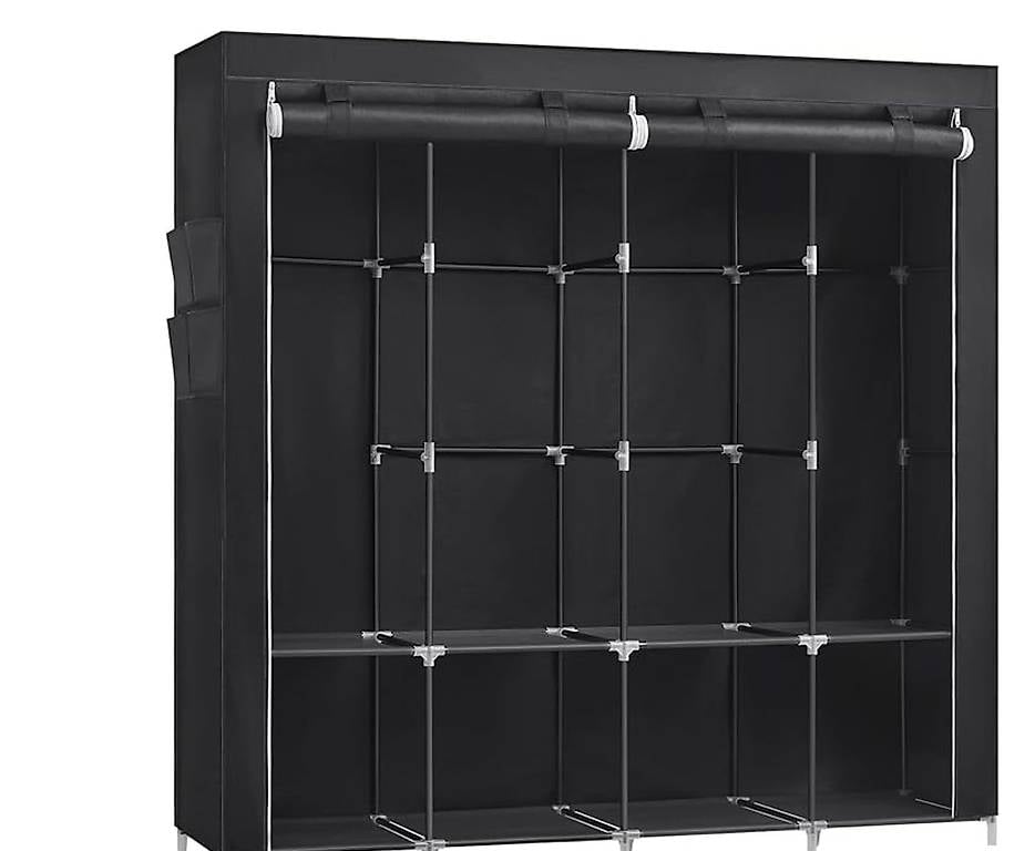 SONGMICS Stoffschrank, Kleiderschrank, 45 x 170 x 167 cm, 4