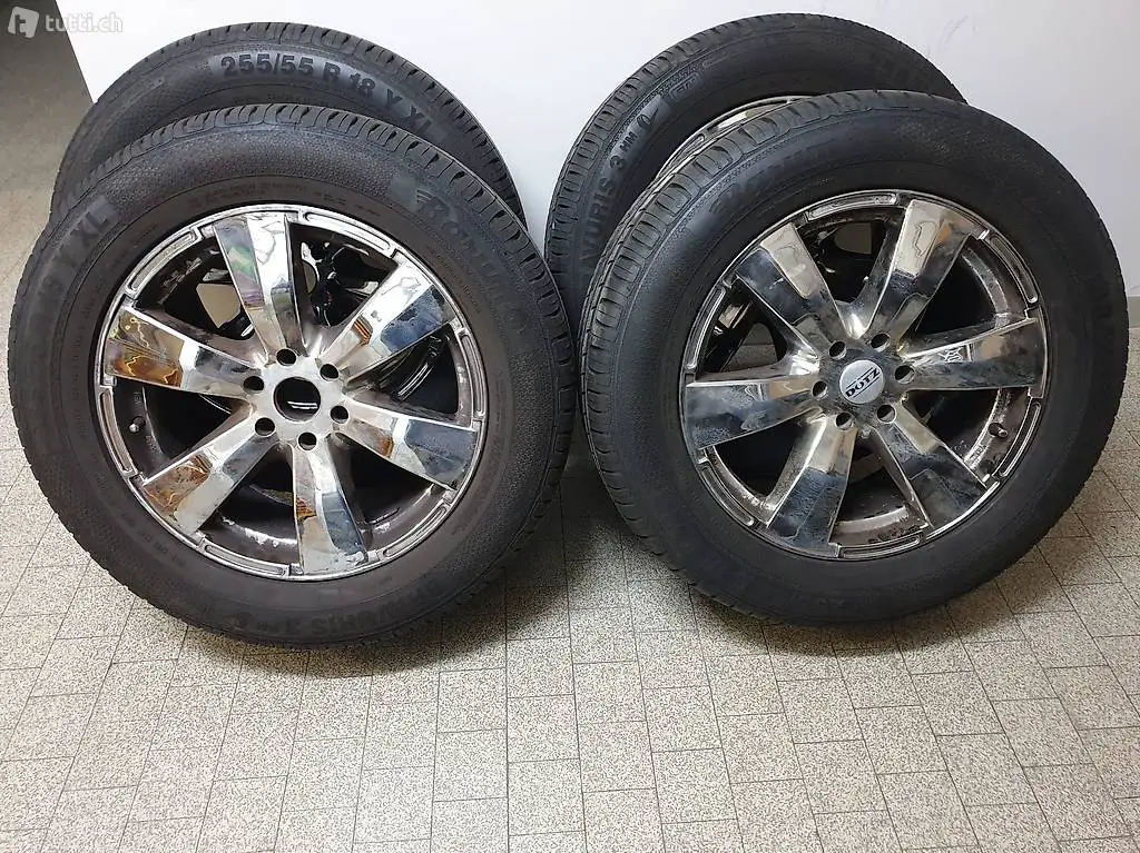  4x DOTZ Felgen inkl. Reifen - 255/55 R18 Y XL - Sommer