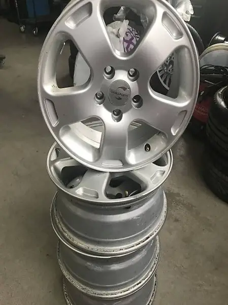  4X ALUFELGEN GAMAPARTS 16z OCCASION PAST FÜR = AUDI+VW+SEAT