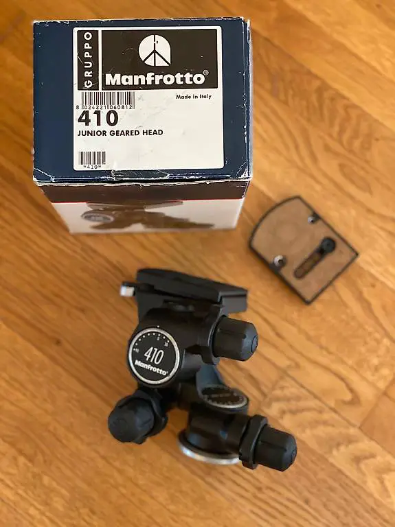 Manfrotto Junior 410 Stativkopf, schwarz