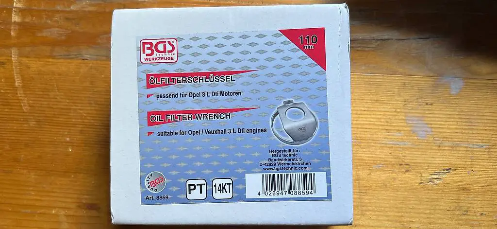 Ölfilter Werkzeug Opel Renault 3.0 Isuzu Diesel