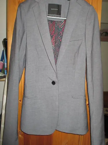 GRAUE DAMEN BLAZER JACKE MAISON SCOTCH GR.S