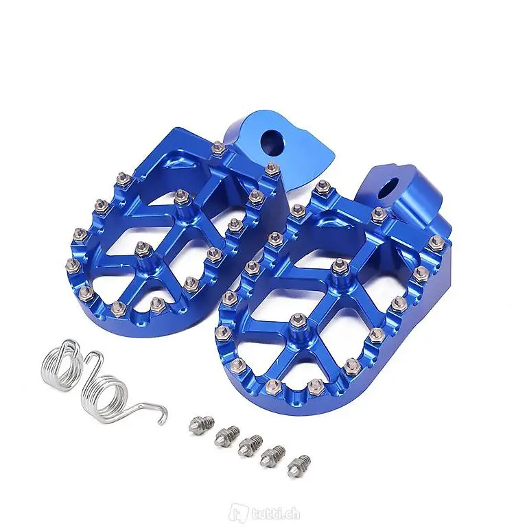  Motorrad CNC Fussrasten Auflagen Pedale Für YAMAHA YZ 65 85