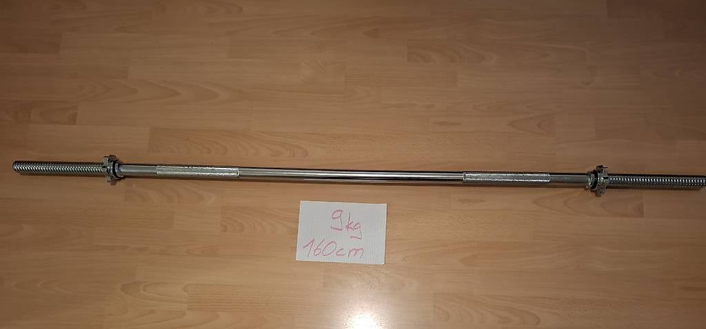 Langhantel 3x160cm 9kg