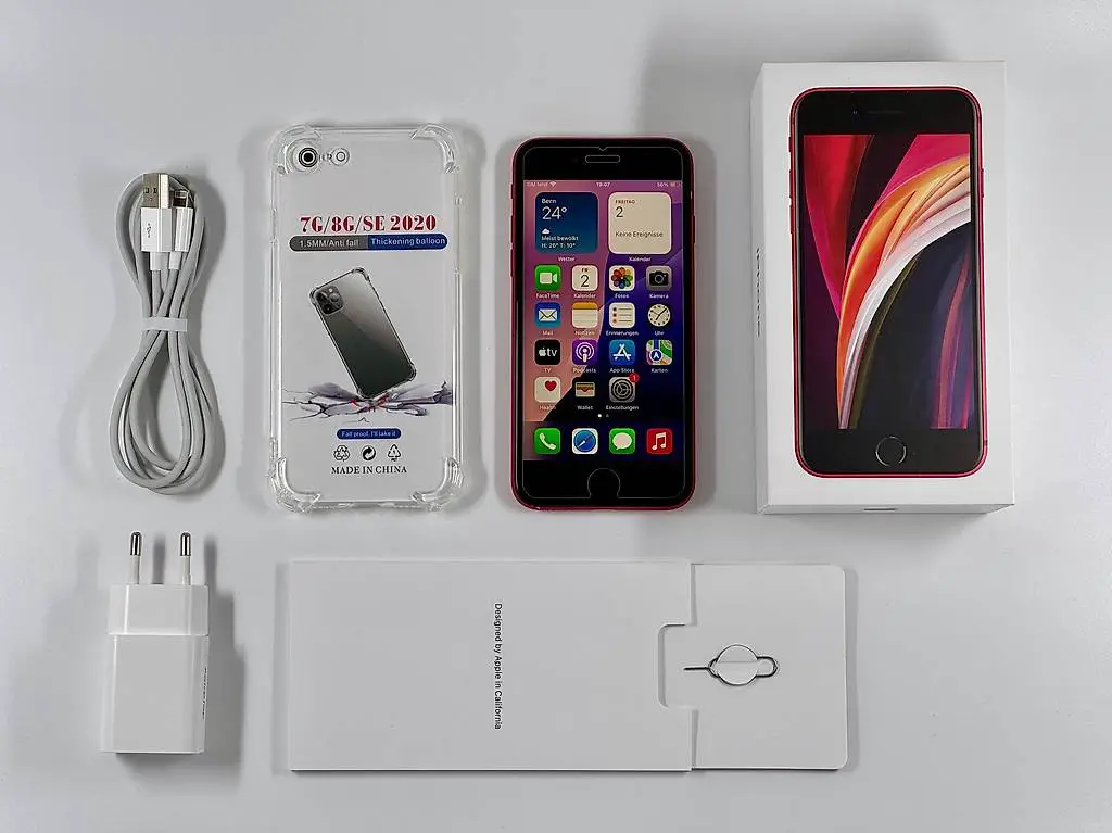 iPhone SE 2020 | 256 GB | Red Product | Akku 100% + Zubehör