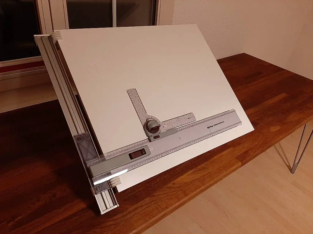 Zeichenbrett Reissbrett Rotring A2 mit Zubehör