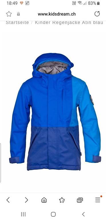 Regenjacke Rukka Atin Gr. 152 neu