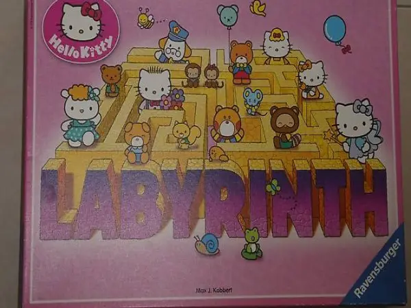 1 Spiel ,,Labyrinth Hello Kitty?? gem. Foto